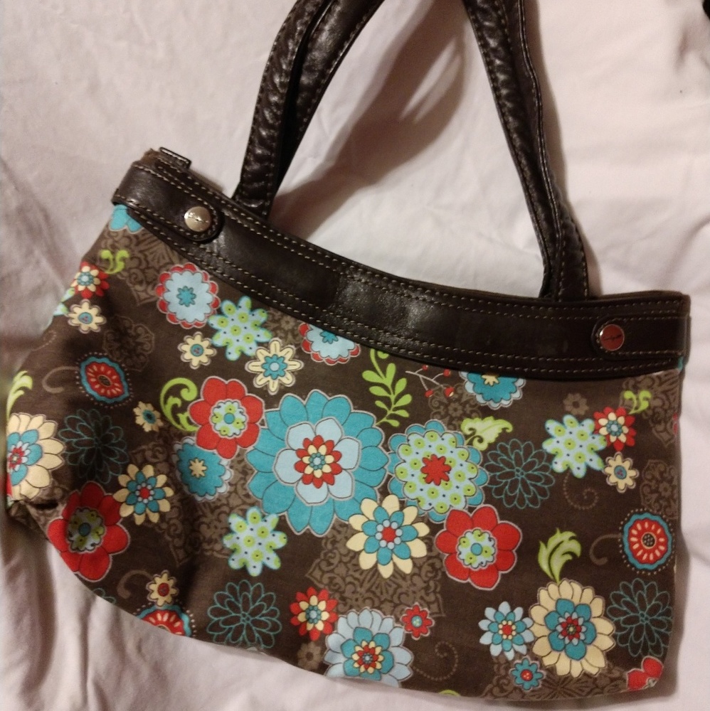 Thirty One skirt purse, brown +2 bonus skirts!